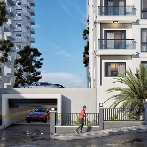Kapalı ve Açık Otopark Alanları | Park Suites Adana